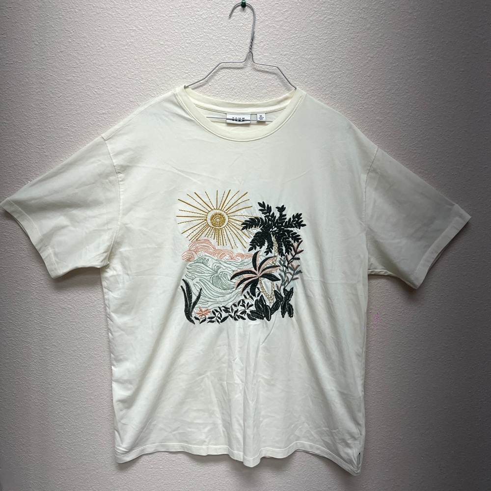 ROWM Cream Graphic T-Shirt